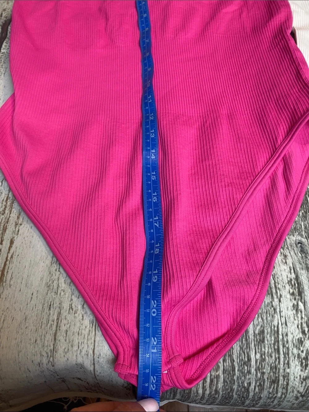 2 OQQ Pack Ribbed One Piece Bodysuits Pink & Cream XL Stretchy